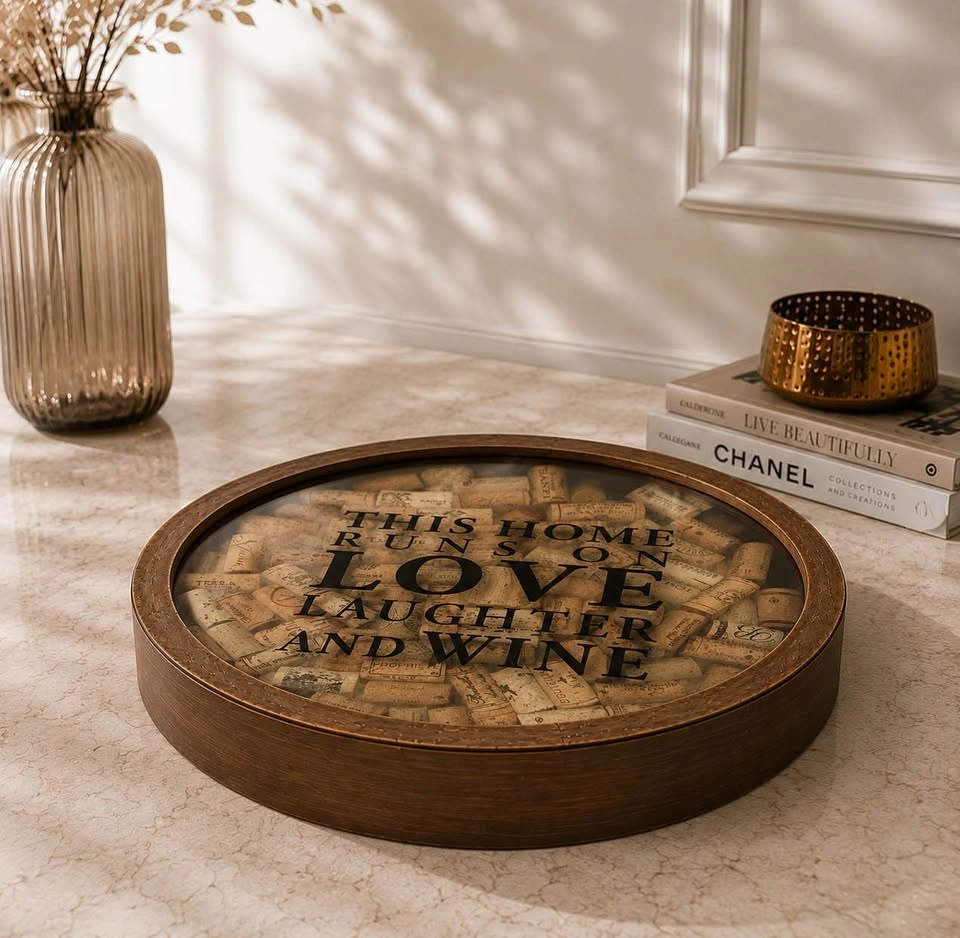 Rustic Wine Cork Wall Decor - photo 4