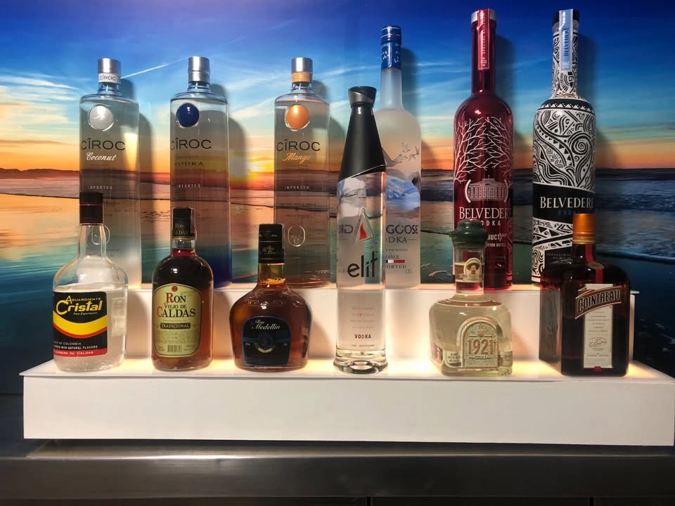Liquor shelf