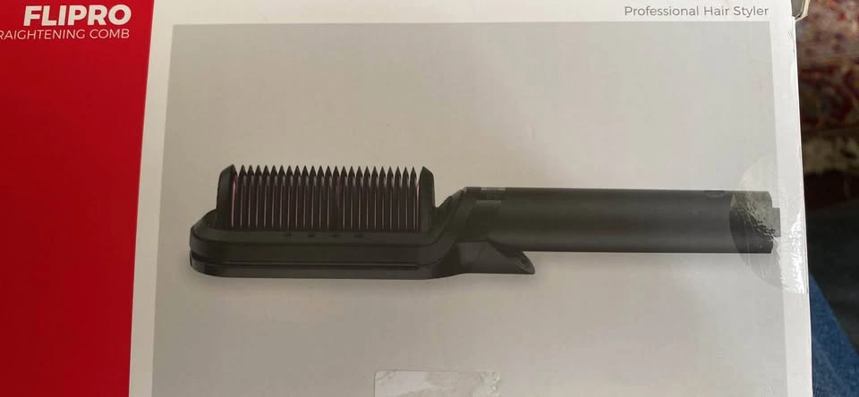 Tymo Flipro Flat Iron Hair Straightener Brush Comb Ionic Ceramic - photo 3