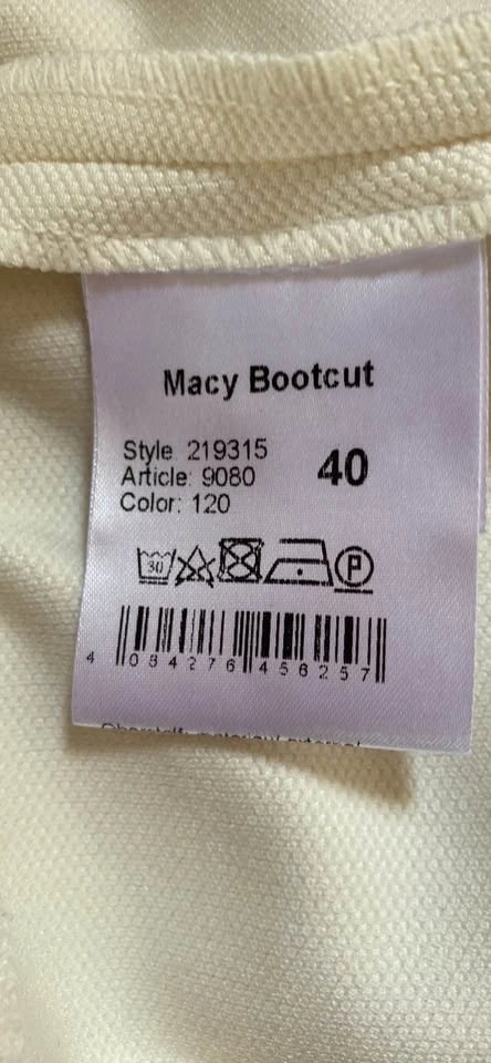 Raffaello Rossi Macy Bootcut Pants - Off-White - Size 40 - photo 4
