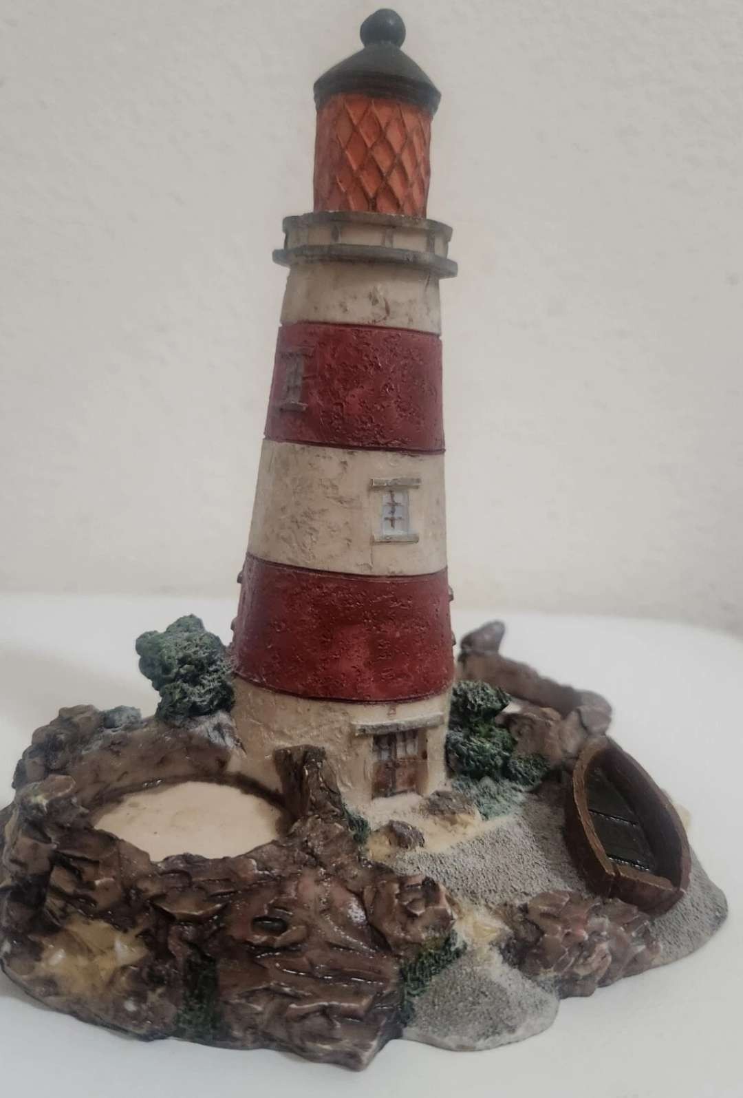 Adorable Cape Hatteras Lighthouse 3 Piece Salt & Pepper Shaker & - photo 5