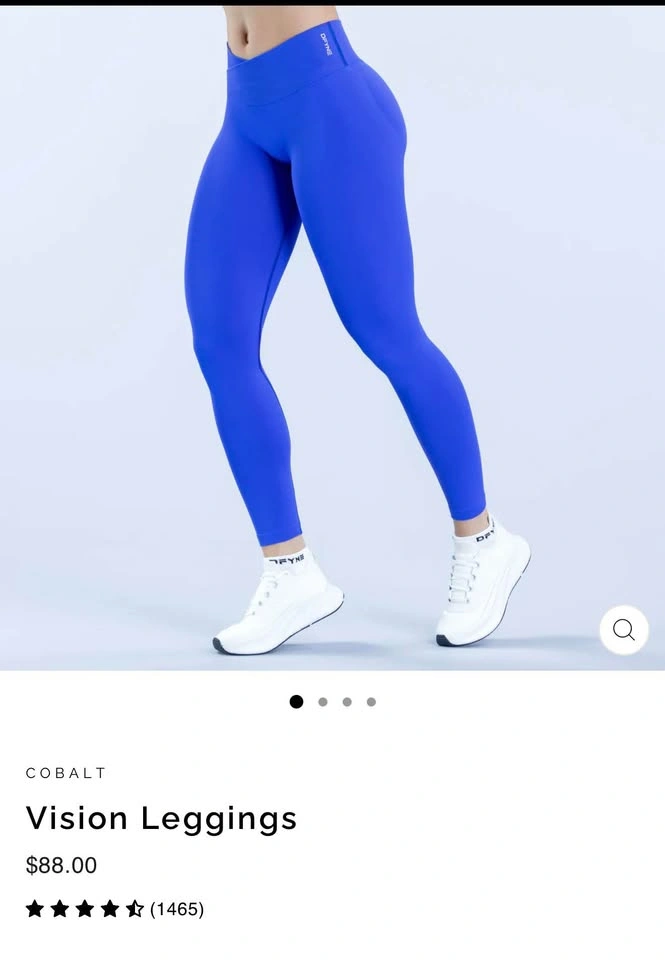 BRAND NEW DFYNE vision leggings - cobalt - photo 2