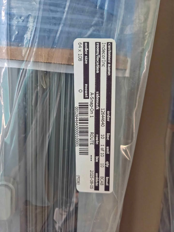 Brand New Window Blinds - 64x108" - photo 5