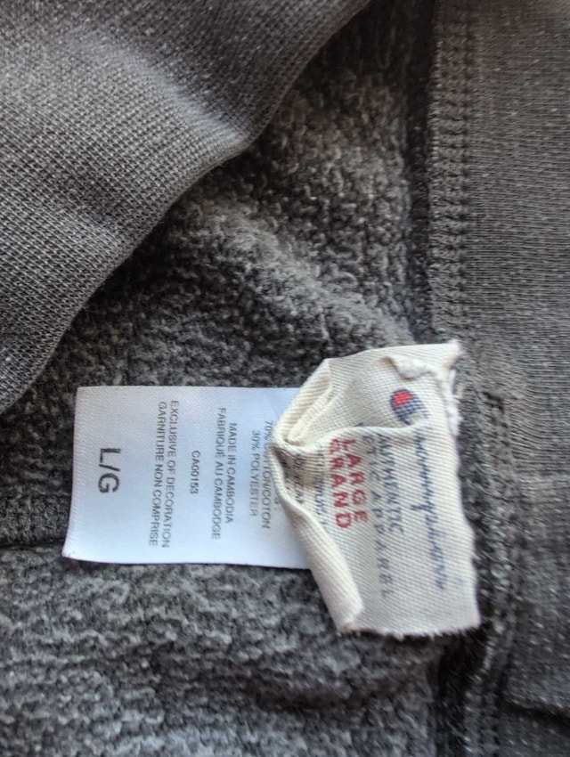 Champion Pants Trackpants Grey Large - photo 3