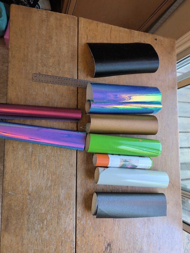 Cricut Vinyl Assorted Lot & Scraps