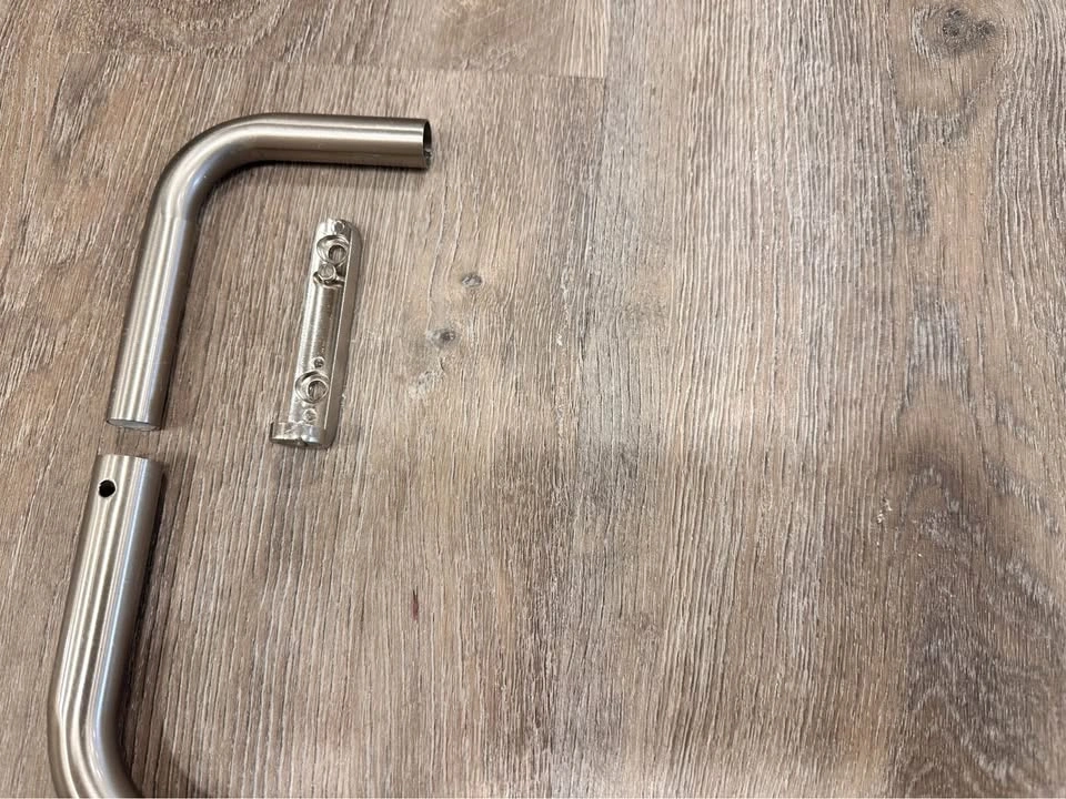 IKEA Tidpunkt Extendable Curtain Rods (2 Sets) - Satin Nickel - photo 3