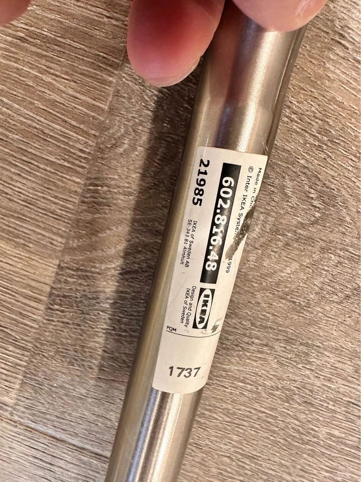 IKEA Tidpunkt Extendable Curtain Rods (2 Sets) - Satin Nickel - photo 5