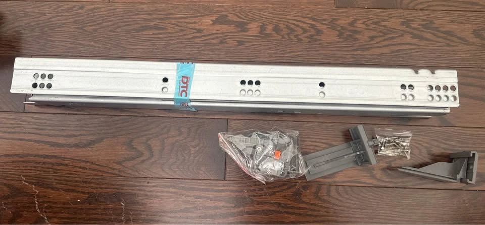 4 Boxes DTC 21" Undermount Soft Close Drawer Slides - New - photo 2
