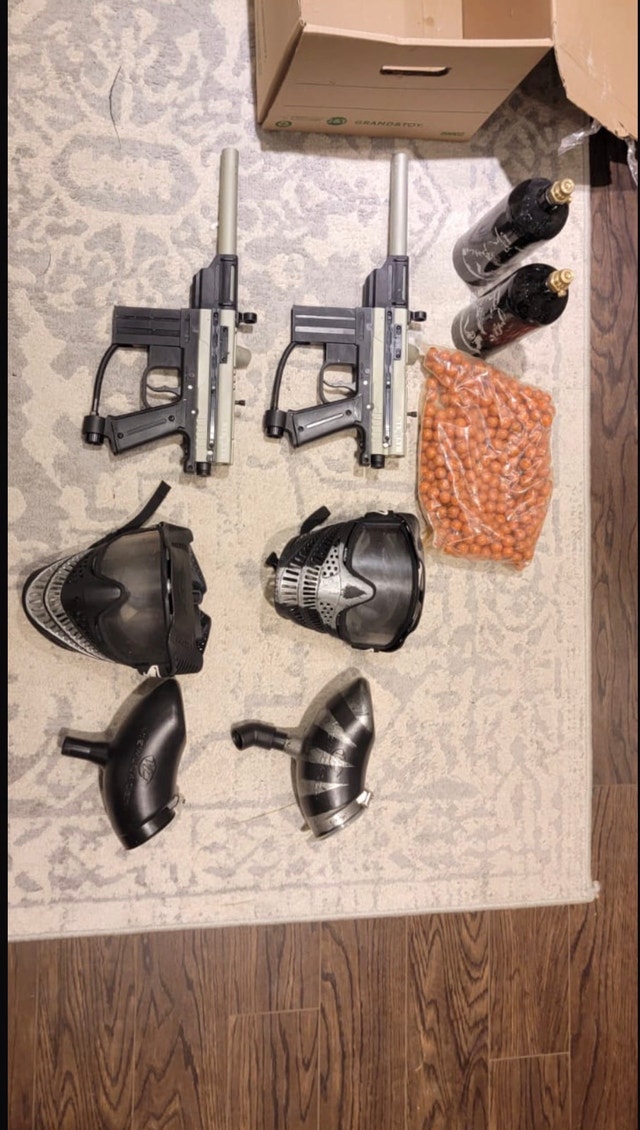 Paintball Kit – Spyder Victor + Tank + Mask - photo 2