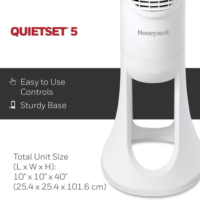 Honeywell QuietSet 5 Tower Fan - photo 5