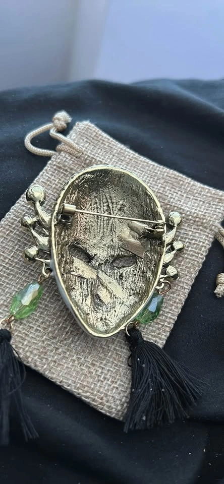 Large geisha brooch - photo 2