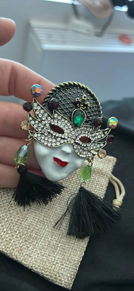 Large geisha brooch - photo 3