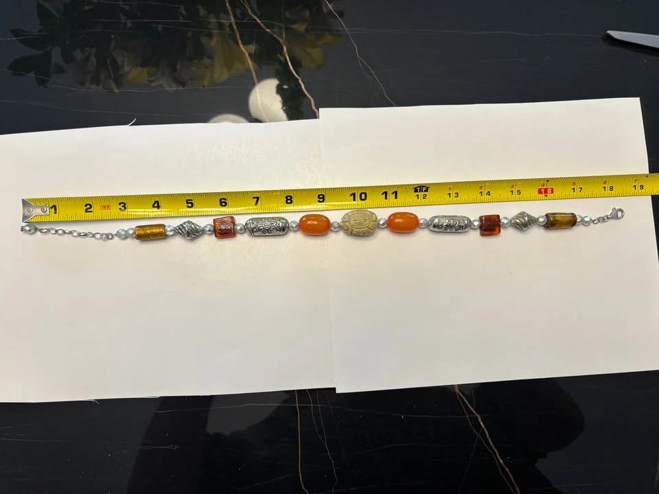 Silver and Multi Bead Necklace - photo 4