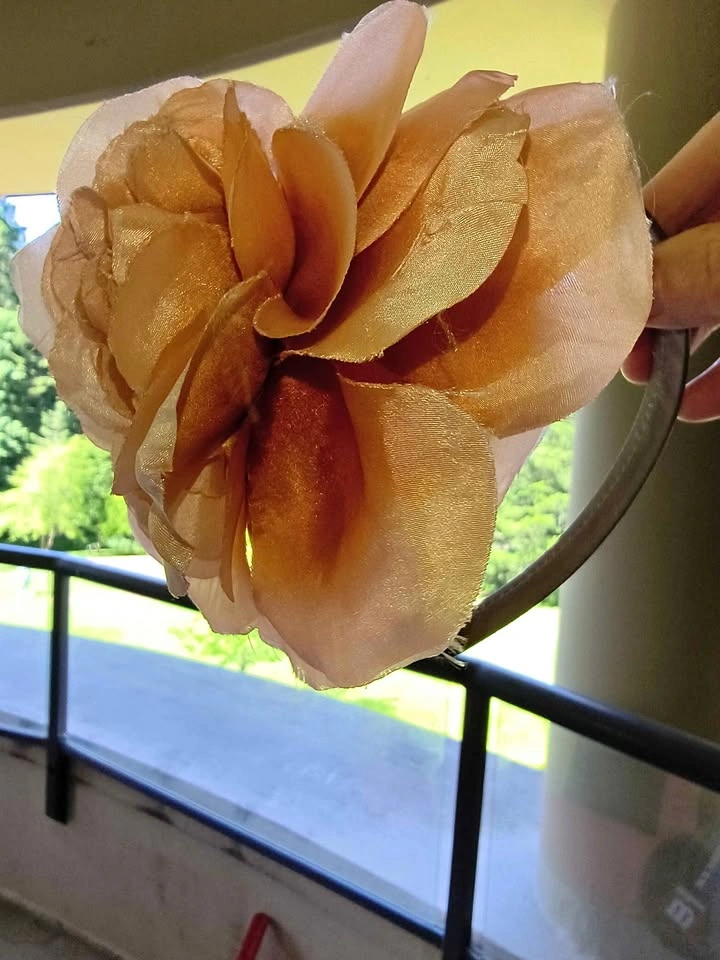 Fabric Flower Headband