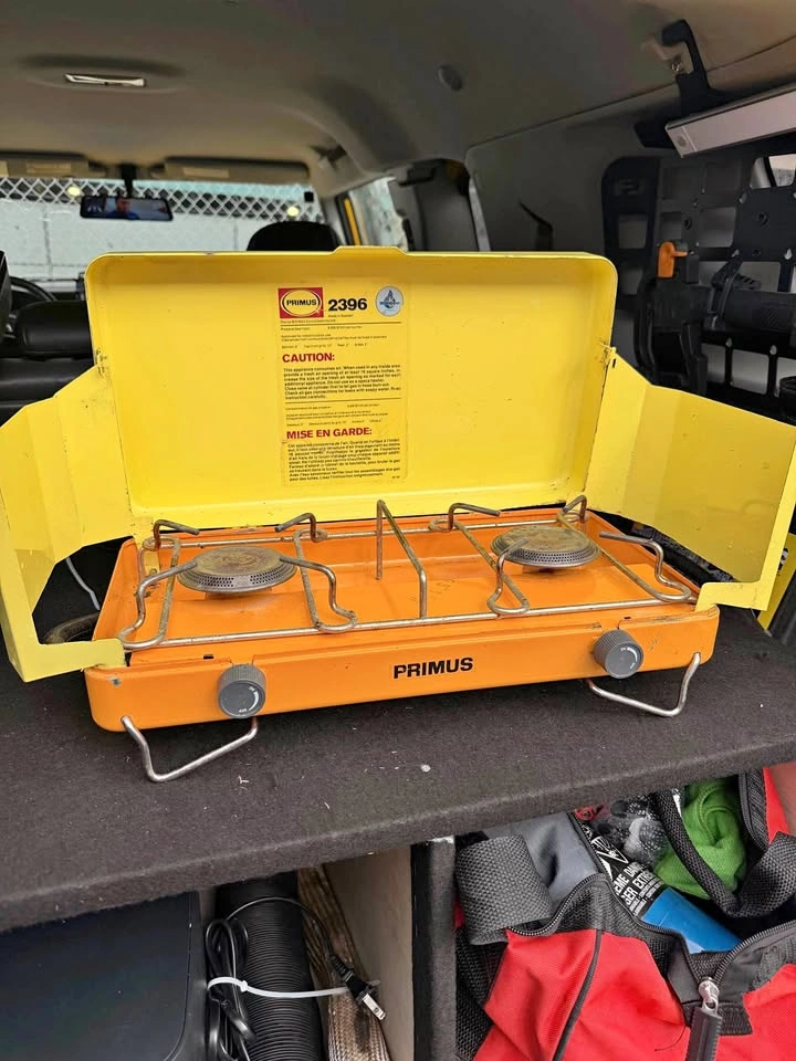 Primus 2396 vintage 2 burner propane camping stove