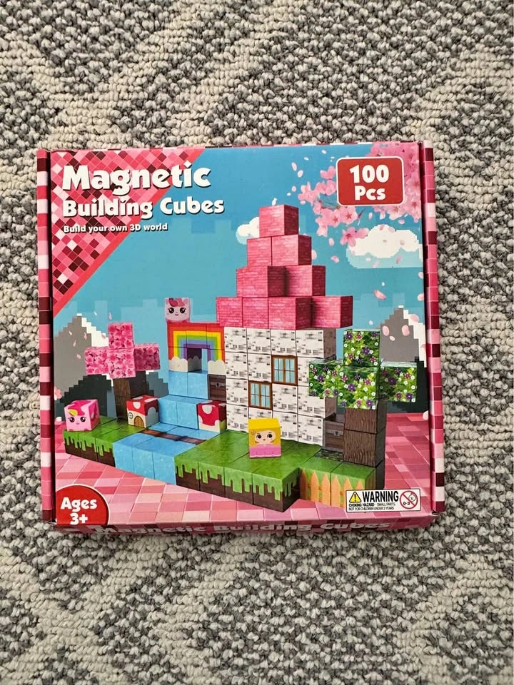 Annexfun Magnetic Building Cubes 100 Pcs Ages 3+