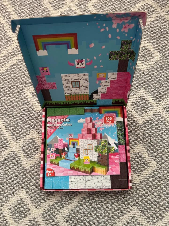 Annexfun Magnetic Building Cubes 100 Pcs Ages 3+ - photo 2