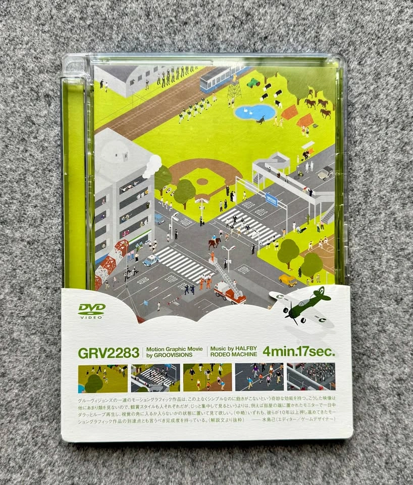 Groovisions GRV2283/GRV2284 DVD - Rare Japan Motion Graphics