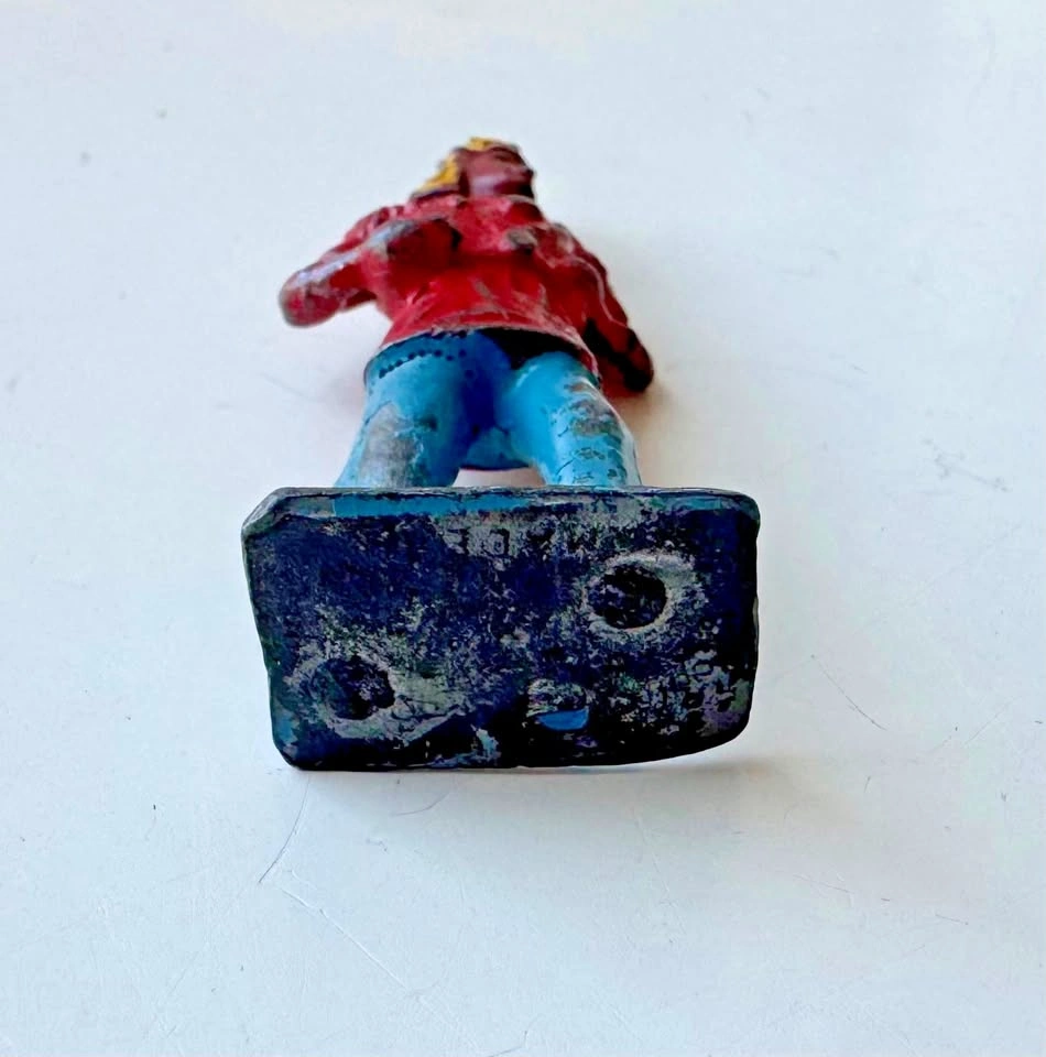 Antique Native American Indian Lead Toy England - photo 3