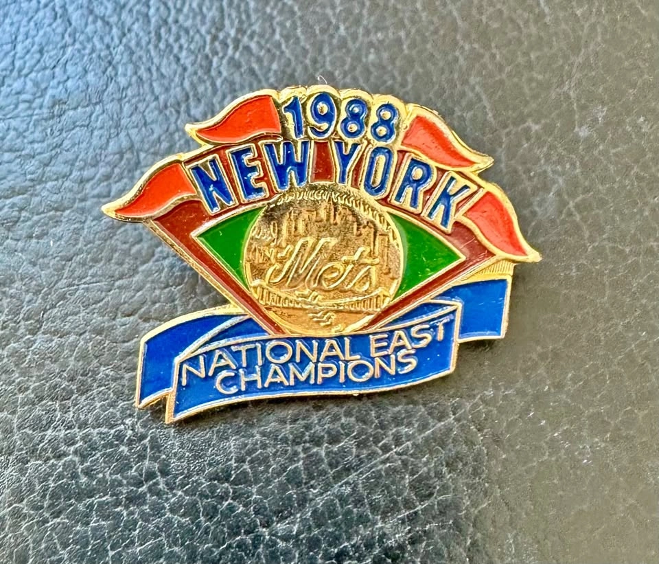 New York Mets 1988 National East Champions Pin