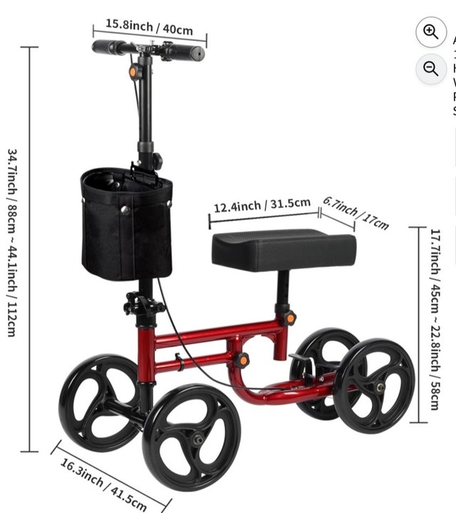 Knee Scooter with Basket
