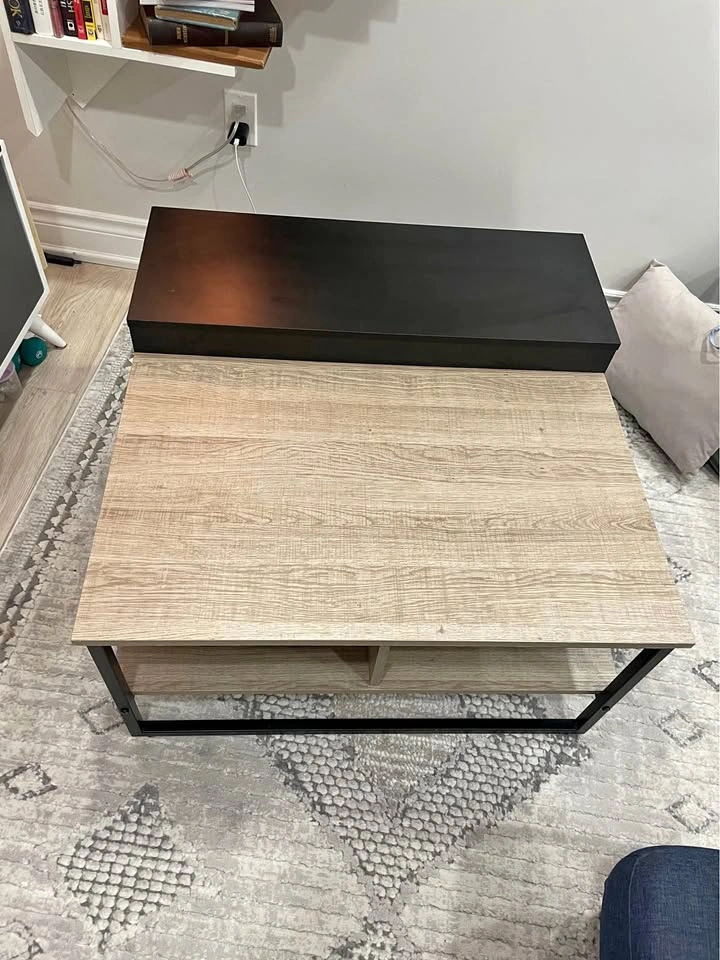 Solid Heavy-Duty Modern Coffee Table – Excellent Condition