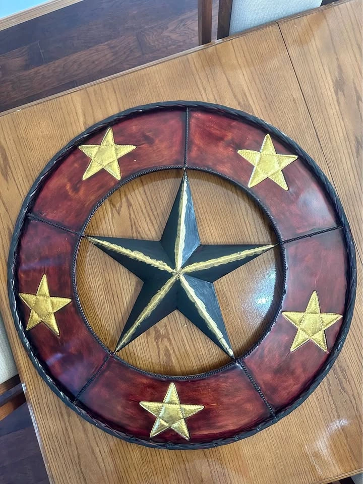 Large Metal Star Wall Decor