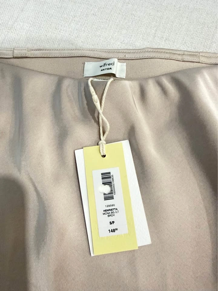 Aritzia Henrietta Satin Skirt Size S NWT - photo 2
