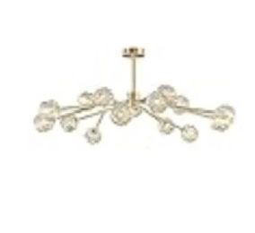 18 Lights Crystal Sputnik Chandelier