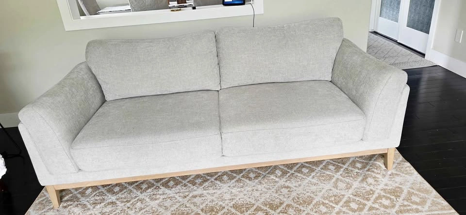 Valley 83.5" Fabric Sofa - Sand