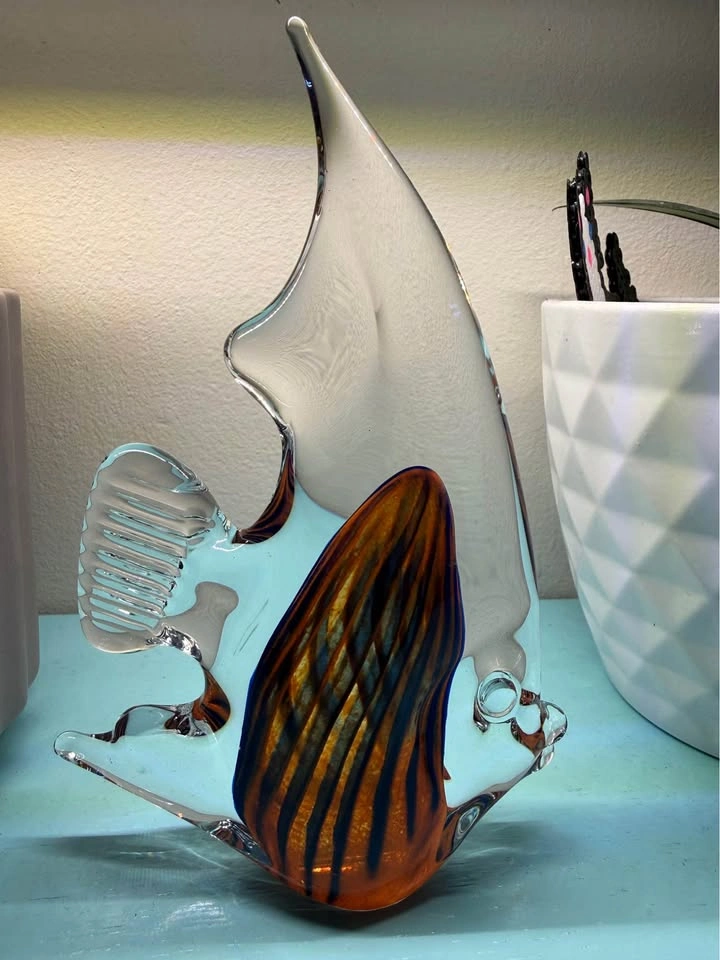 Glass Angelfish paperweight - photo 4