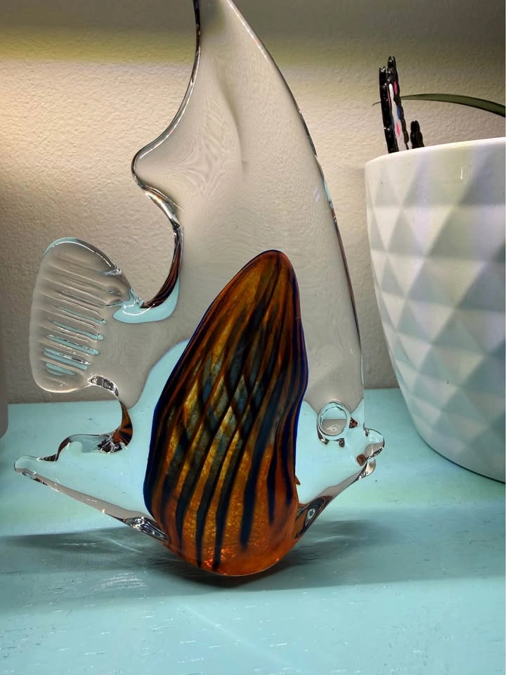 Glass Angelfish paperweight - photo 5