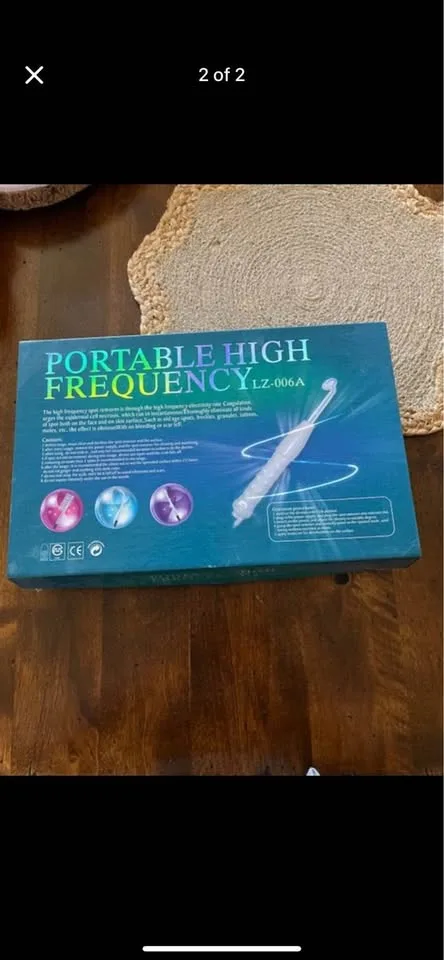 Portable High Frequency LZ-006A w/ 70 Facial Gauze BNIB image indicator(3)