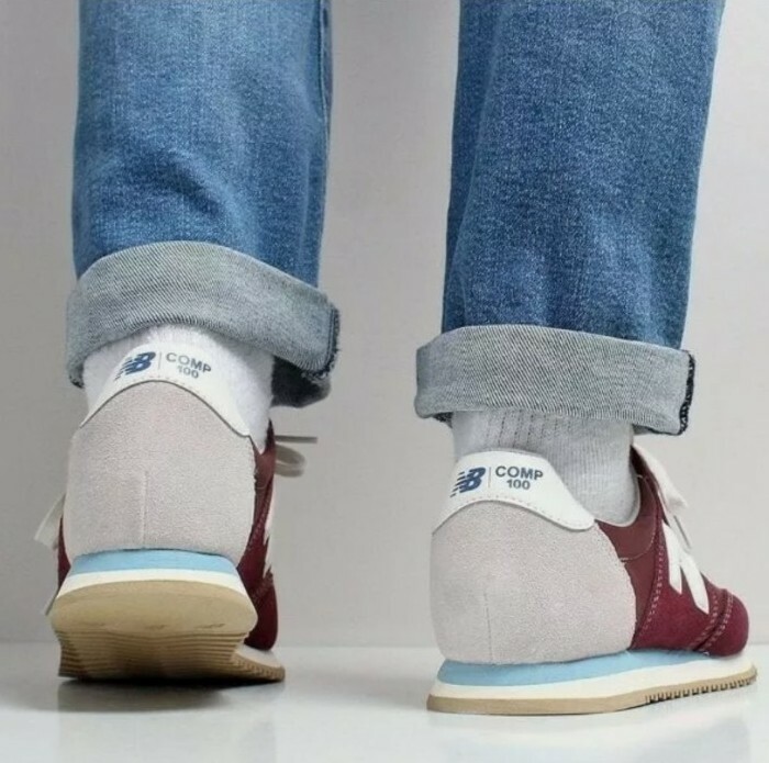 New Balance MLC100BP Men's Running Shoes Burgundy White Wax Blue - photo 4