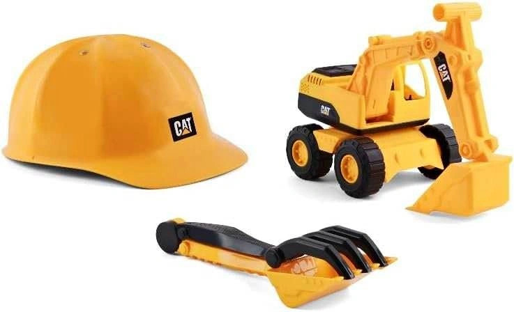 Brand New CAT Construction Toy Set 🚧👷 Includes Excavator, Hard H
