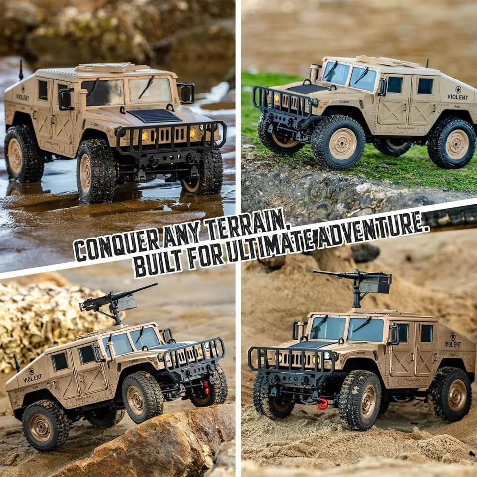 1:16 RC Military Humvee Truck 4x4 Off-Road - photo 5