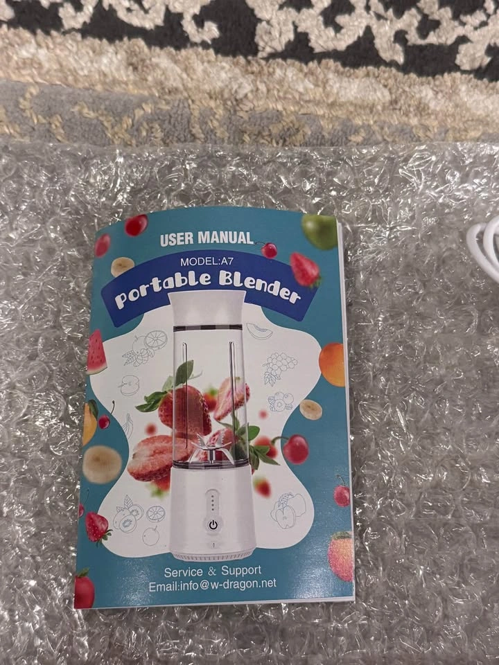 Brand New Portable Blender USB Rechargeable Smoothie Maker 500ML - photo 5