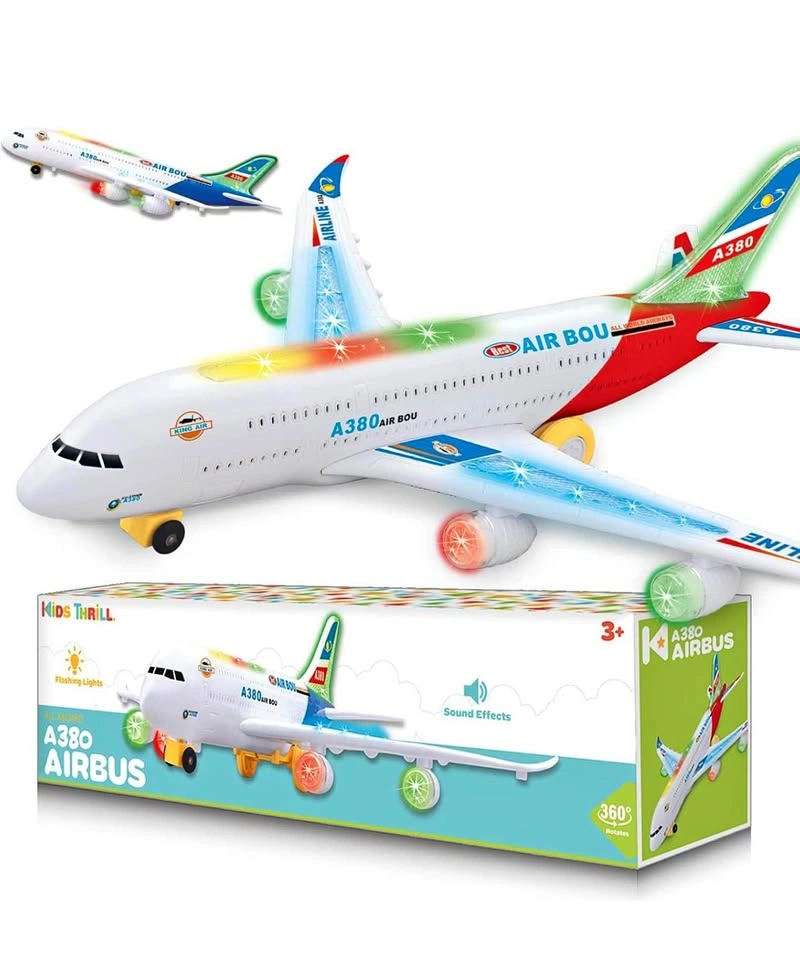 Brand New KidsThrill A380 Airplane Toy with Lights & Sounds ✨ ✈️