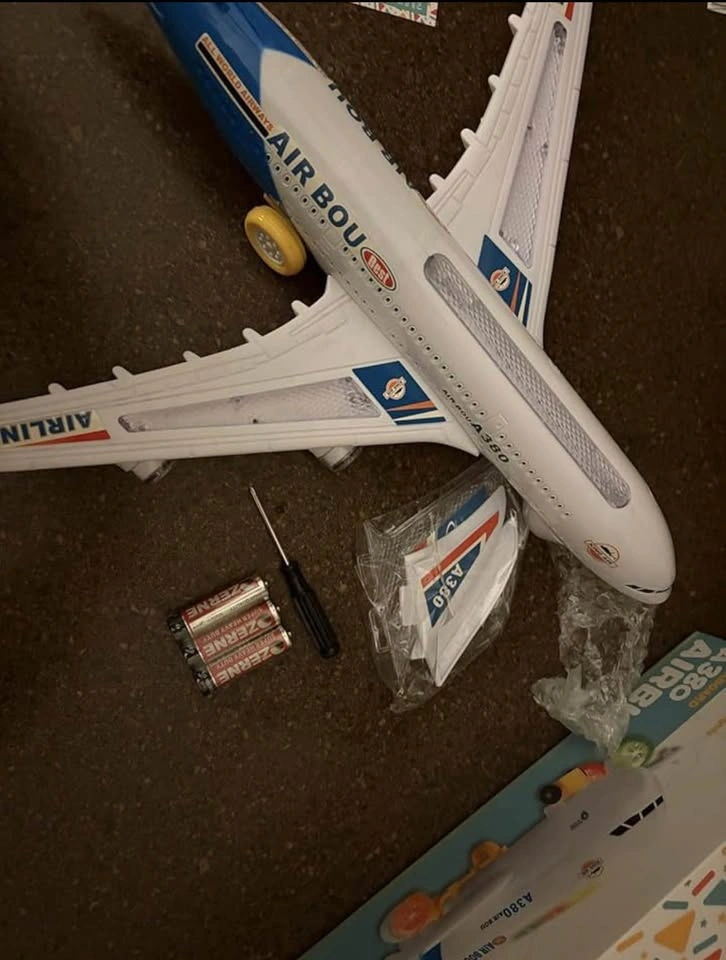 Brand New KidsThrill A380 Airplane Toy with Lights & Sounds ✨ ✈️ - photo 4