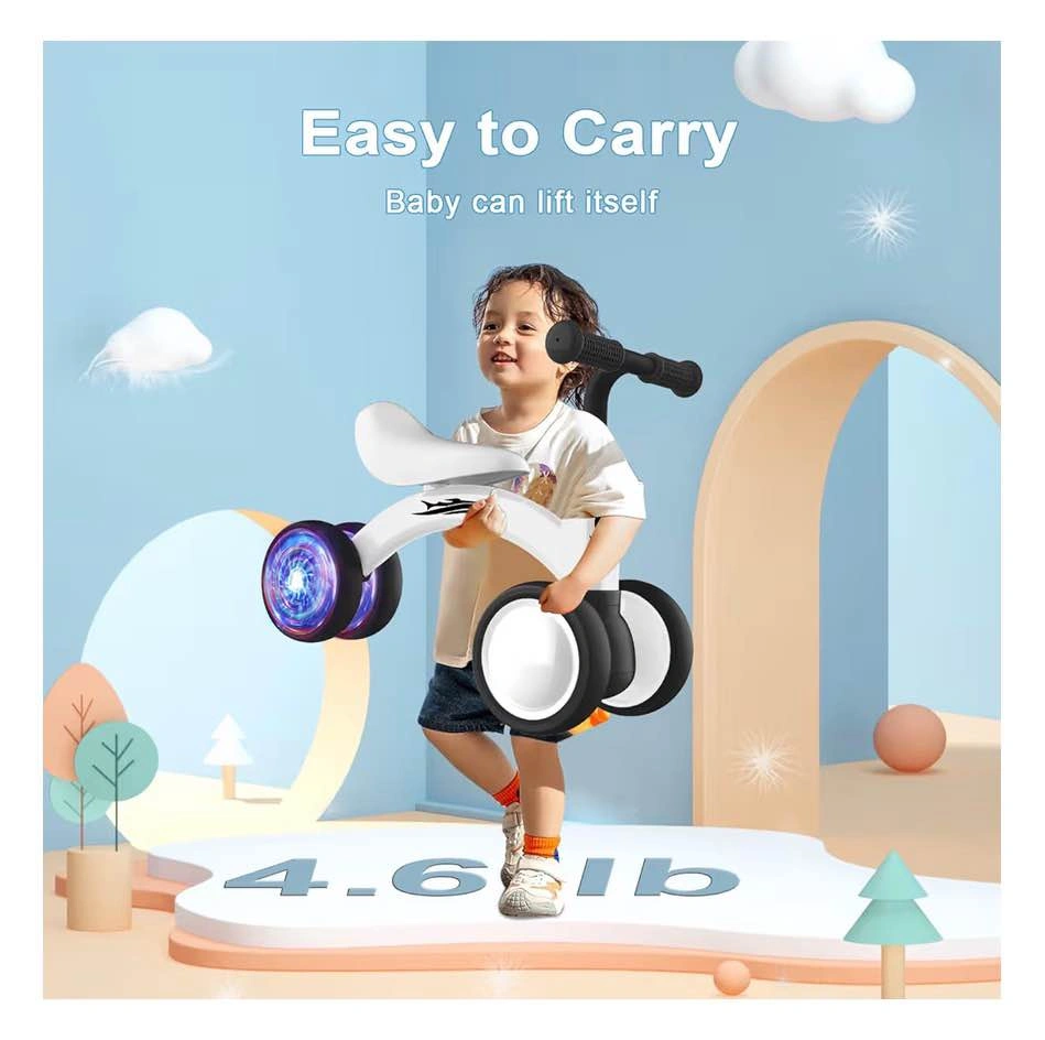 Brand NEW Gamfeiny Toddler Balance Bike with LED Light-Up Wheels - photo 5