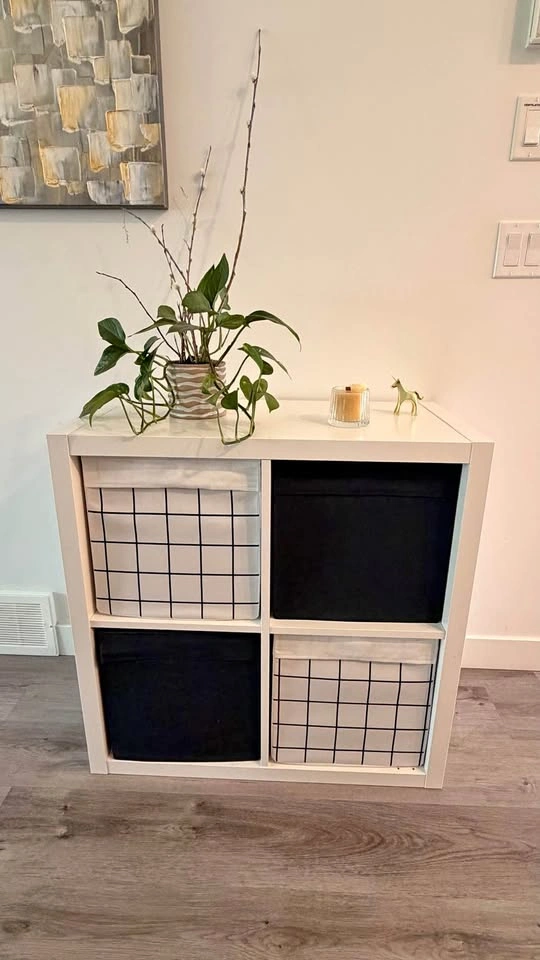 IKEA KALLAX Cube, Storage Bins included
