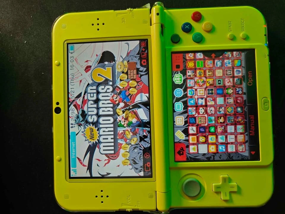Modded New Nintendo 3DS XL (Yellow) - photo 5