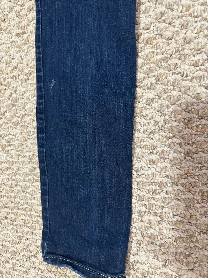 Levi's 27 Bold Curve Modern Rise Skinny Dark Blue Jeans - photo 4