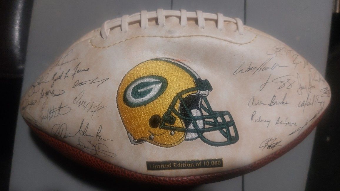 Green Bay Packers Super Bowl Football - photo 2