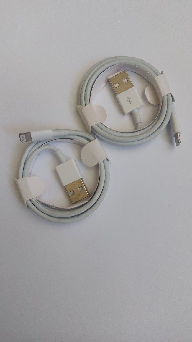 Apple Genuine Lightning Cables - 2 Pack