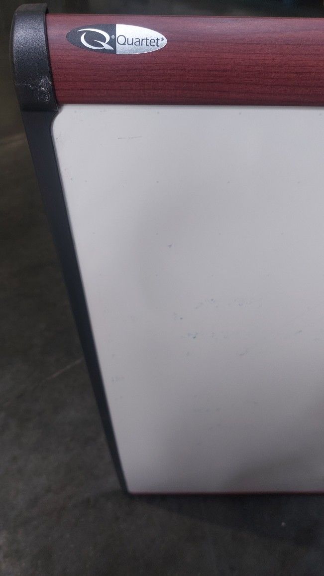Whiteboard 8x4 Quartet Mahogany Finish Very Good - photo 2