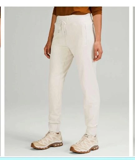 Lululemon Engineered Warmth Merino Pants White Opal (Ivory) sz 6