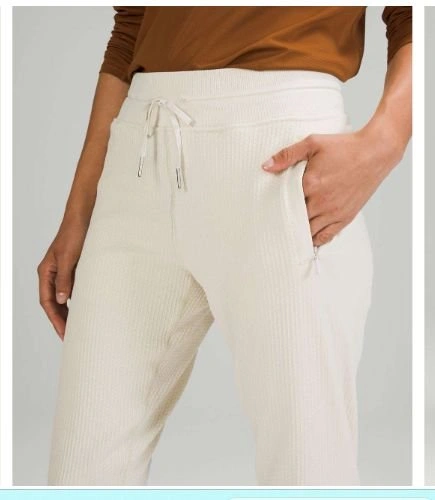 Lululemon Engineered Warmth Merino Pants White Opal (Ivory) sz 6 - photo 2