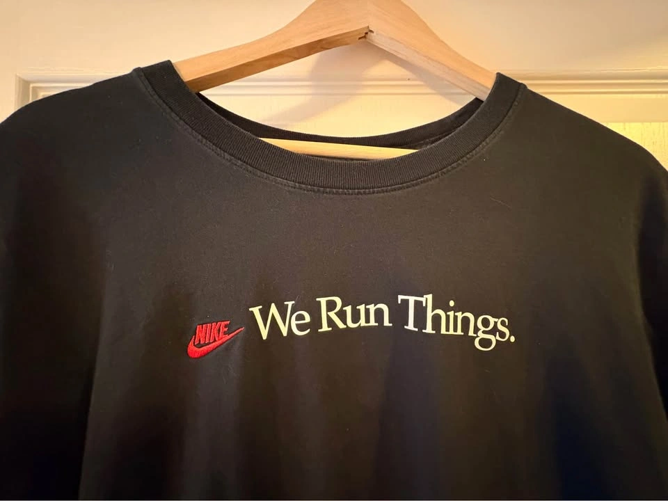 Nike We Run Things Black T-shirt XXL - photo 2