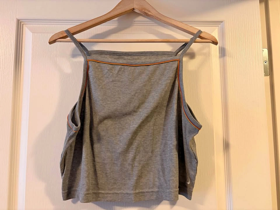 Nike Dri-Fit Ribbed Rainbow Trim Tank Top XL